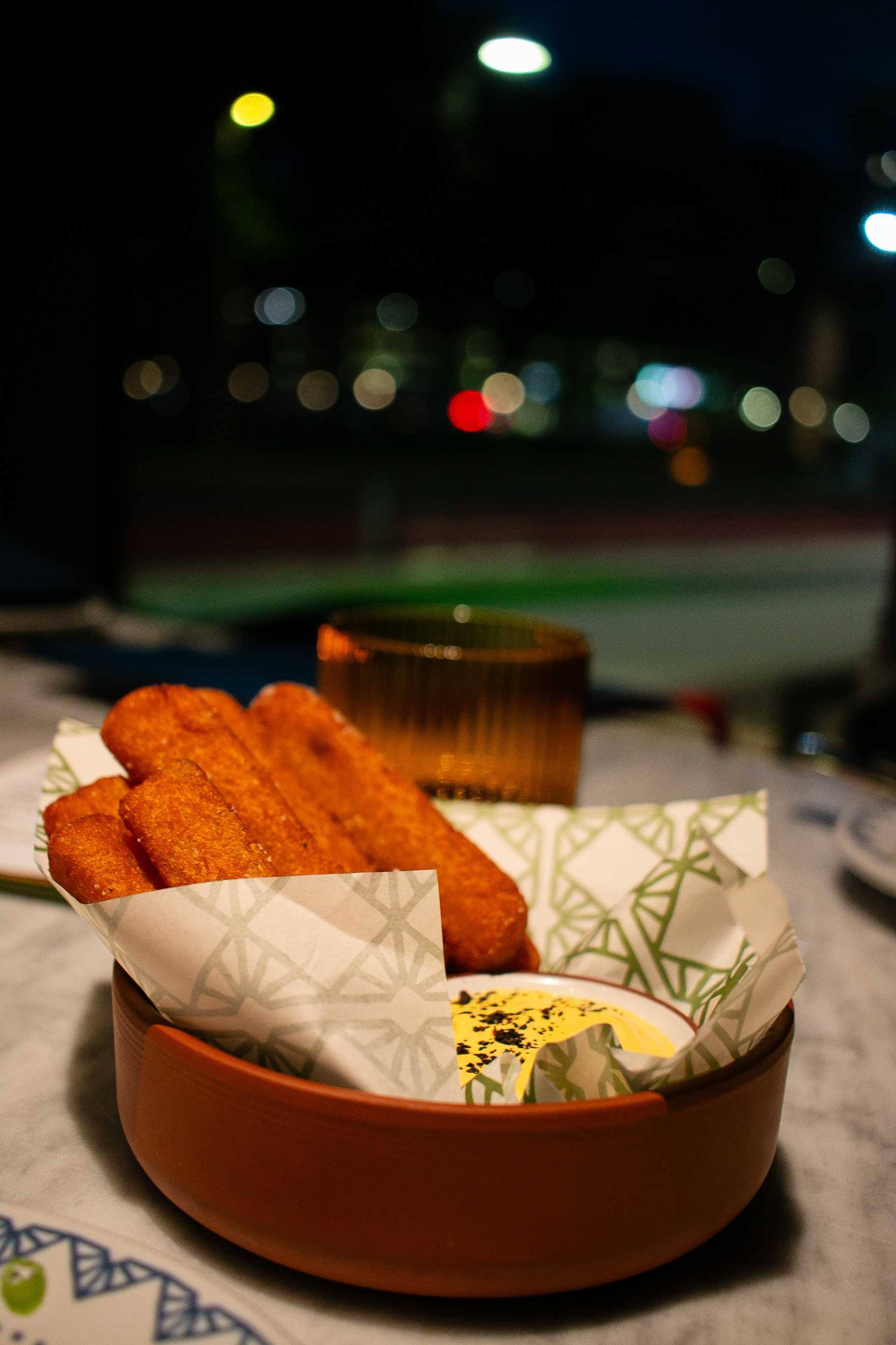 Golden fried yuca served with aioli at AMA